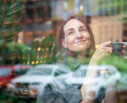 Couple planning their financial future